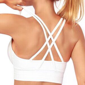 **Grace Form** Strappy Sports Bra XL White